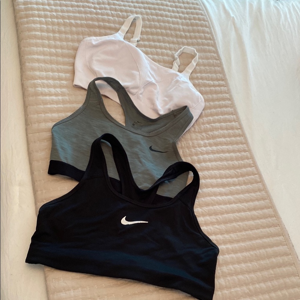 Nike Women's Sports Bra Set - Black, Gray, White-sonama